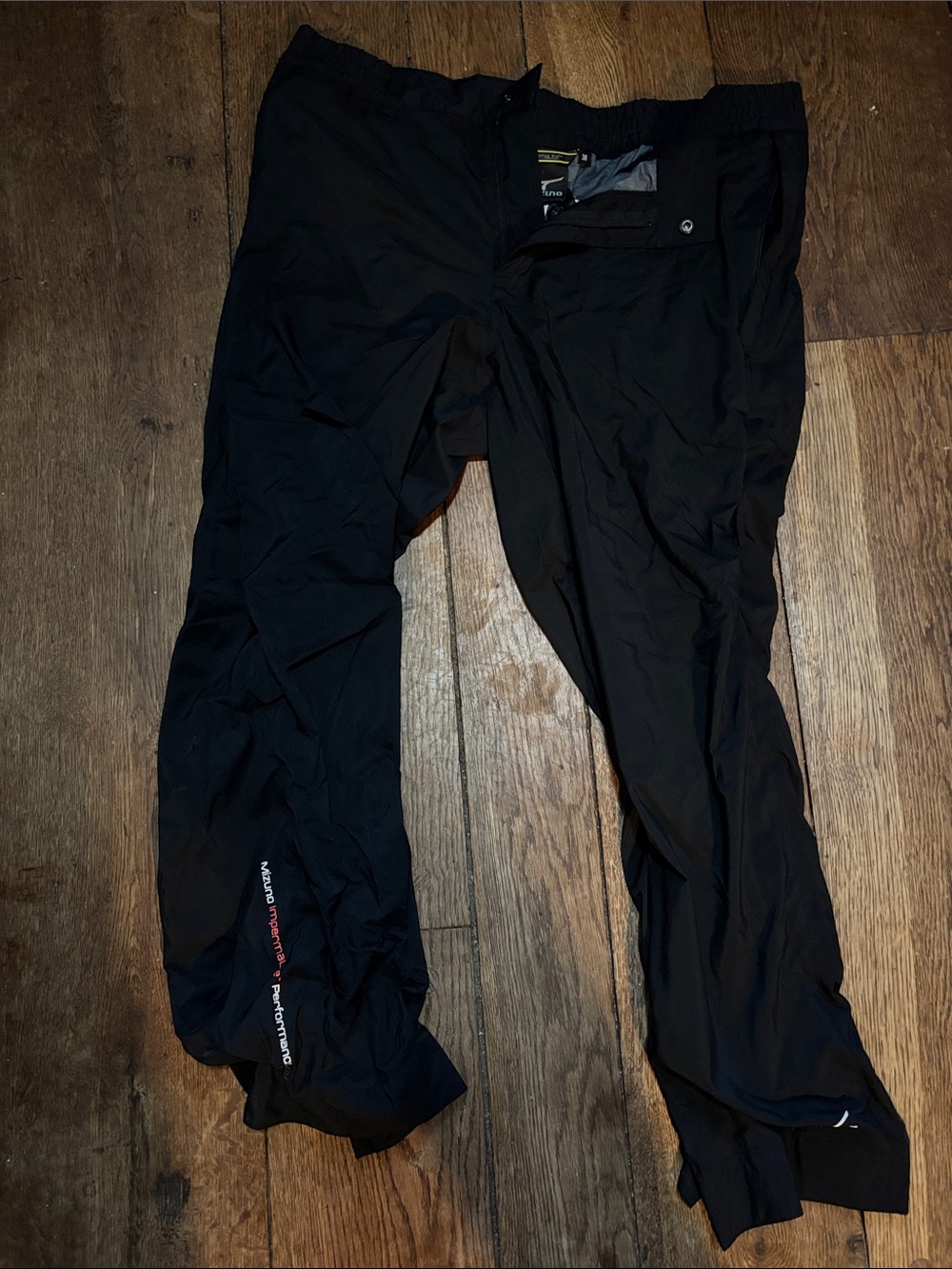 Men's Black Mizuno Track Pants